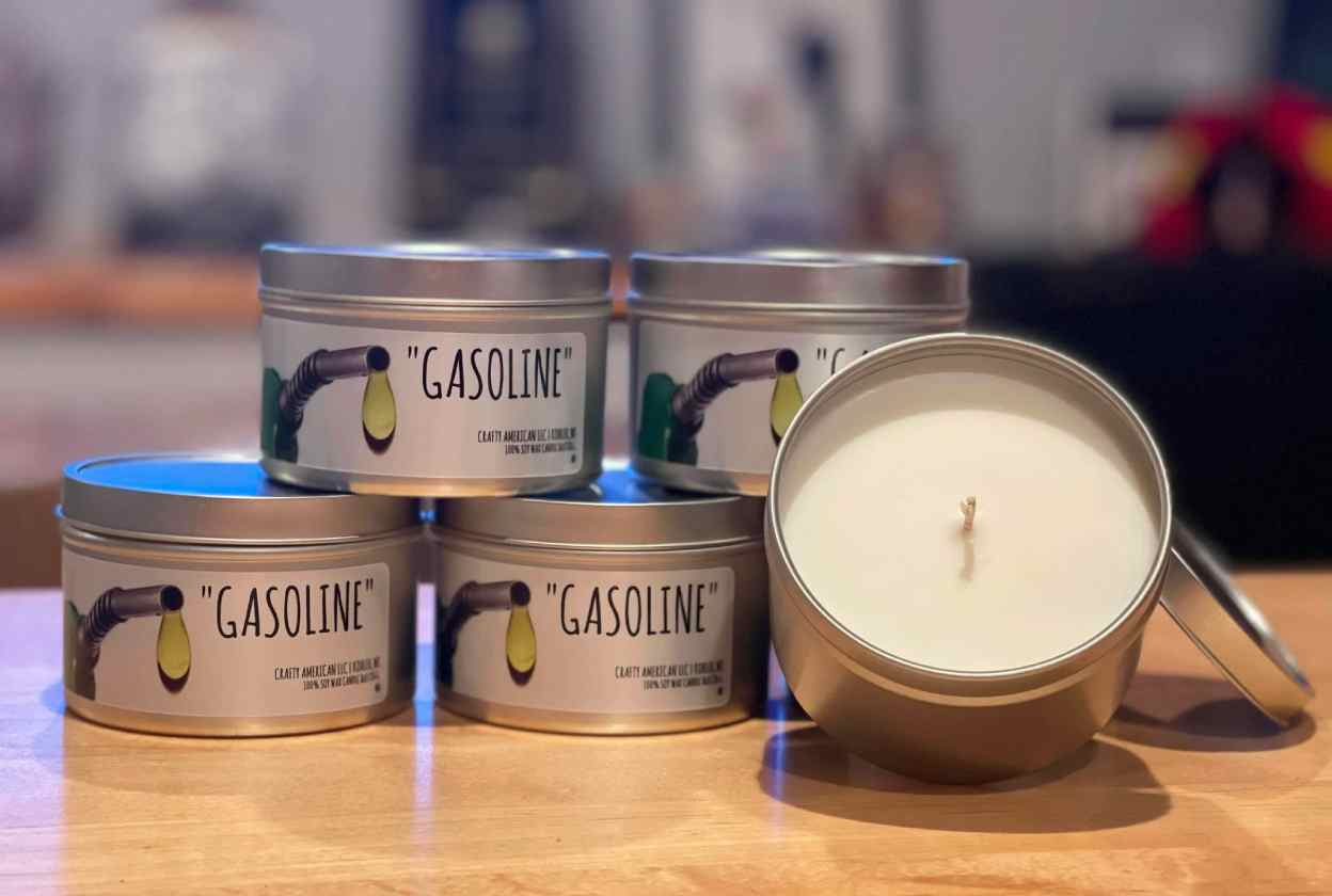 Gasoline scented candle The Intelligent Investor